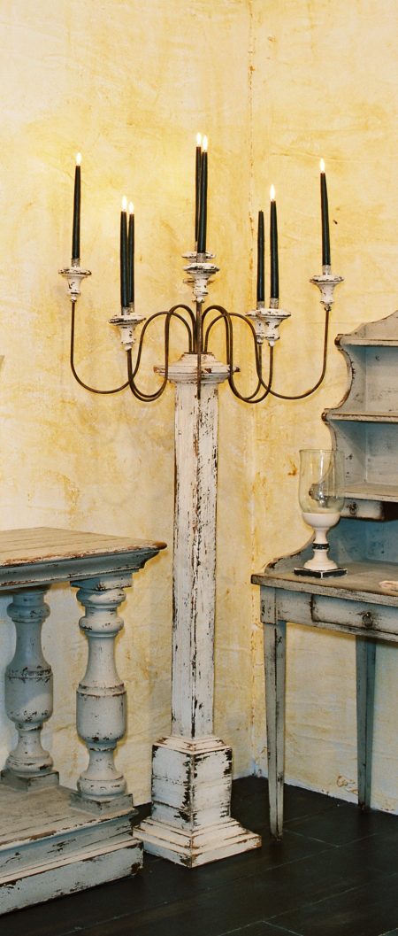 Candelabre ECCLESIA GUustavien H 160H – Avec Porte Bougies