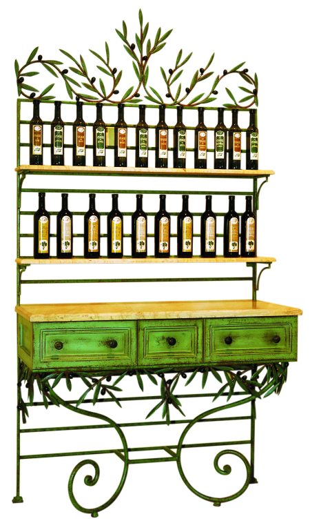 Etagère OLIVES avec etagères en Marbre 30 mm