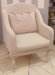 Fauteuil BOUDOIR – Dehoussable – vendu ‘en Blanc’ –