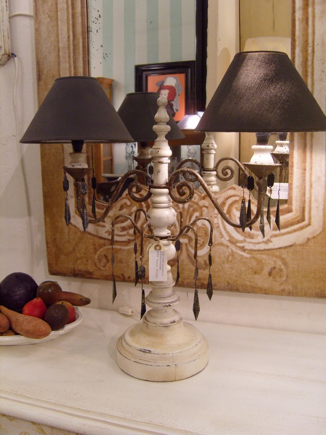 Lampe GIRANDOLE H 58CM -Pied tourné patiné_652c5ab646855.jpeg