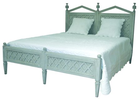 Lit PHENIX Couchage 140 – Pied  Coupé / Tête de Lit Entière et Pied  Réduit