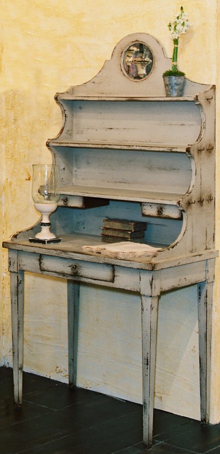 Meuble PORTE CLEFS avec SurMeuble à Etagères – Dimensions 82 x 50 x 178cm