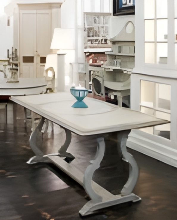 Table Diane Version Cercles bois- Dimension 180 * 90