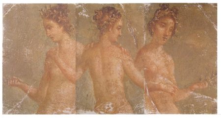 Tableaux 3 GRACES- 3 pièces 45x60cm / Composition 135*60cm