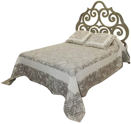 Tête Lit ARABESQUE couchage 140 – Découpe sur Bois