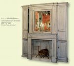 Deux Corps FERNEY “FAUSSE CHEMINEE” ET CACHE TV Dimensions: 2.22 x prof 0.60 x H 2.40.