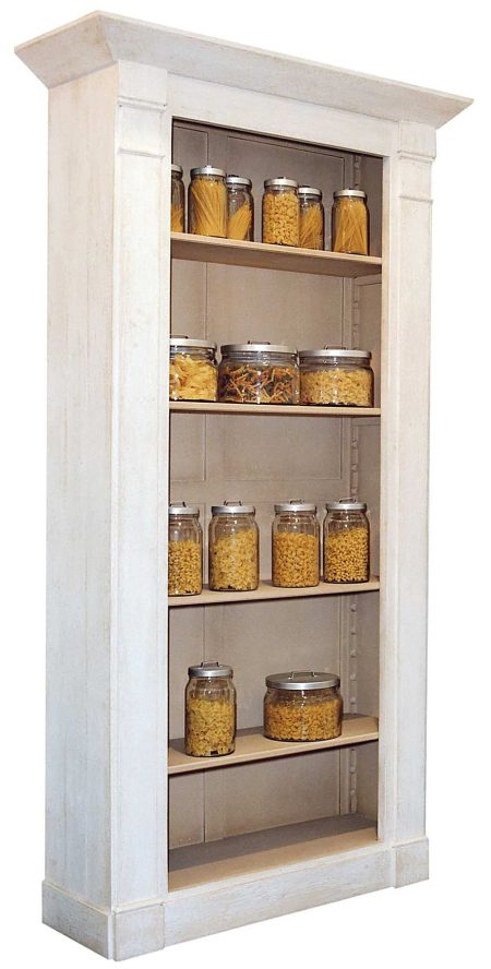 Etagère BAGATELLE / Etagères sur crémaillères — Long. 120 x Haut. 225 x Prof. 40 cm