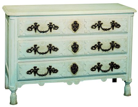 Commode PASSEMENTERIE – 2 tiroirs – photo produit