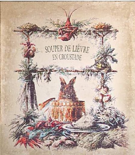 Tableau Collection ‘TOQUES’: ‘Croustade’ — Long. 50 x Haut. 70 x Prof. 4 cm
