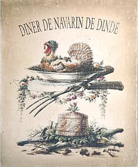 Tableau Collection ‘TOQUES’: ‘Navarin’ — Long. 50 x Haut. 70 x Prof. 4 cm