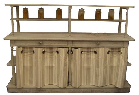Etagère TANTE MARIE – 1 mètre – sans rideaux — Long. 200 x Haut. 140 x Prof. 57 cm