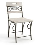 Chaise CLOSERIE- Assise Lattes de bois – photo produit