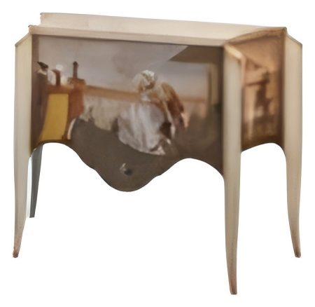 Commode ARTE / Ornée de Scènes de la Comedia del Arte – photo haute définition
