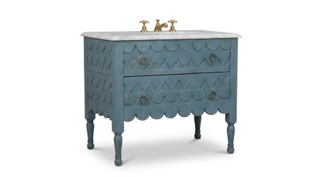 Meuble de salle de bain ECAILLES – photo produit sur fond blanc