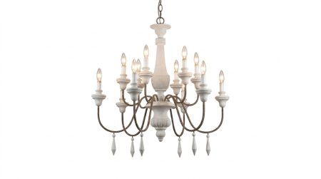 Suspension MEDICIS 10 branches – photo produit sur fond blanc