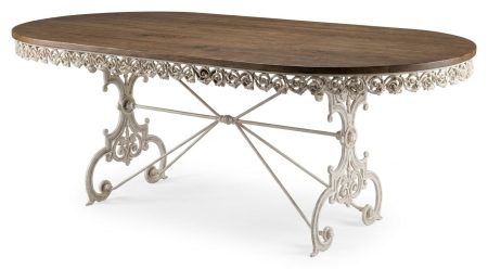 Table BASILIC OVALE BOIS Plateau – photo produit