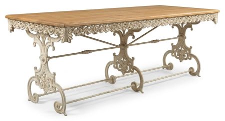 Table BASILIC RECTANGULAIRE Plateau BOIS – photo produit